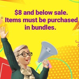 Items $8 and below bundle Buy only